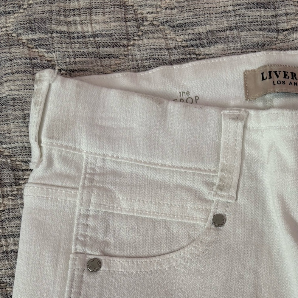 Liverpool The Crop Straight Leg Jeans Sz 0/25 | Liverpool The Crop White Jeans- - Picture 7 of 12
